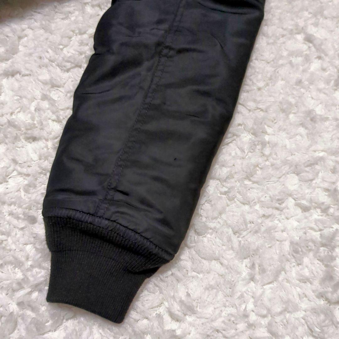 Schott♦CWU-R キルティング 中綿 フライトジャケット パッチ 黒 M