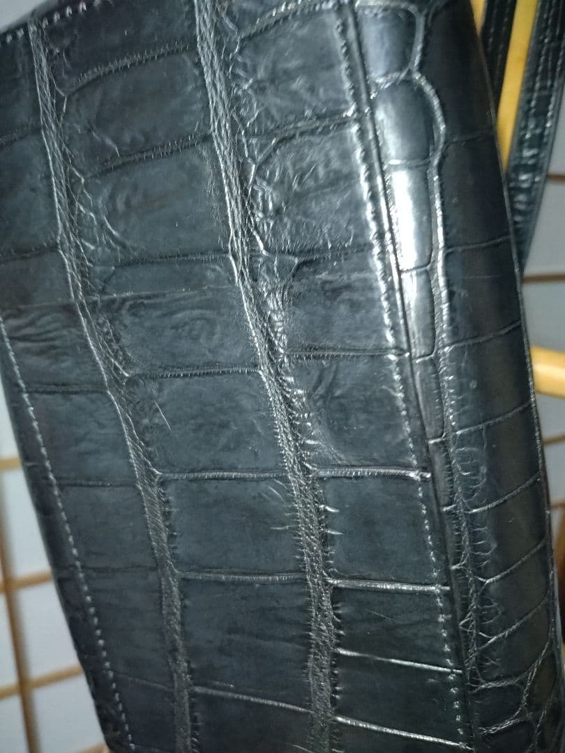 三宝 クロコダイルショルダーバック JRA認定 コッコクリスタ−ロ 鞄