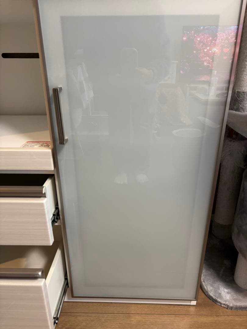 ニトリ カウンターNポスティア 90 WH 食器棚