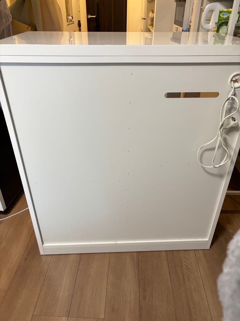 ニトリ カウンターNポスティア 90 WH 食器棚