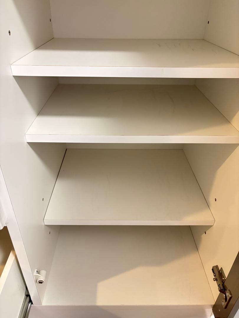 ニトリ カウンターNポスティア 90 WH 食器棚