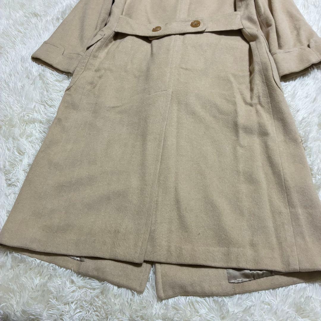 美品 ラルフローレン ロングチェスターコート ダブルブレスト ウール 男女兼用