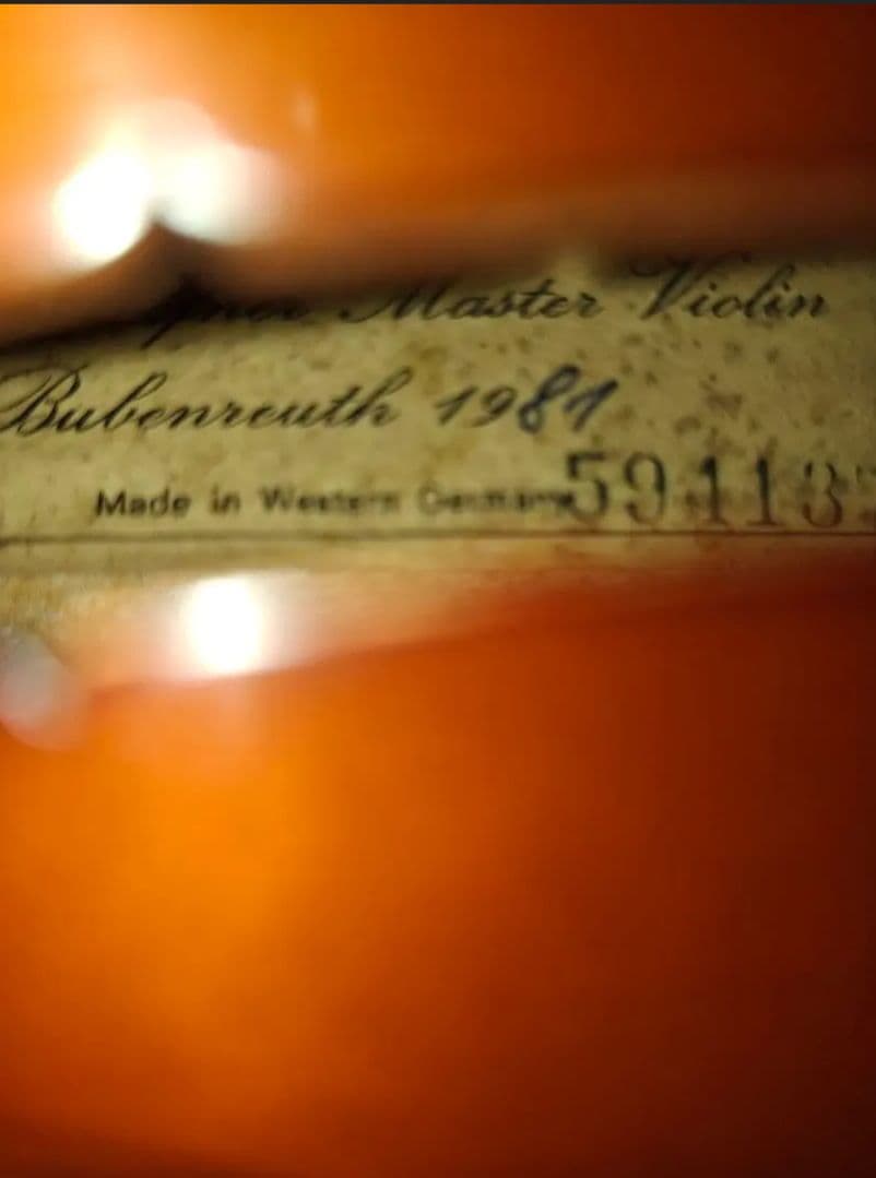 バイオリン本体　カールヘフナー　KH66 4/4　傷汚れ有り　弓ケースセット