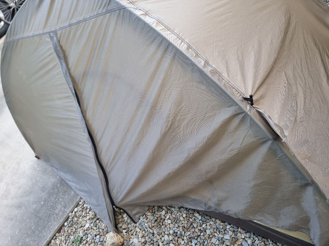 アライ　山岳テント　SLドームソロ　ポール曲がり