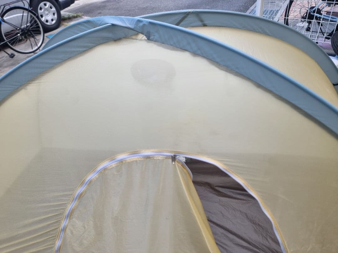 アライ　山岳テント　SLドームソロ　ポール曲がり