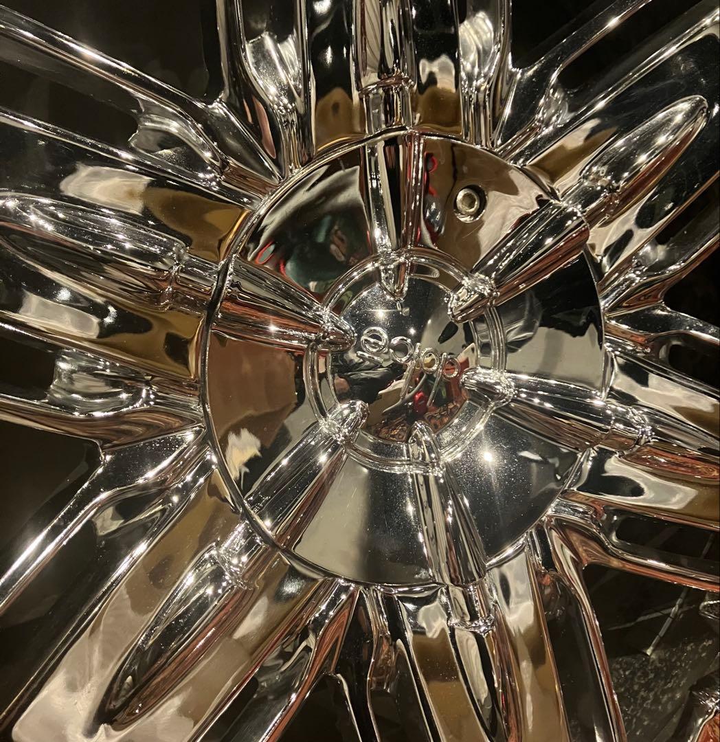 ドルチェ DOLCE DC6クローム メッキホイール タイヤセット20インチ