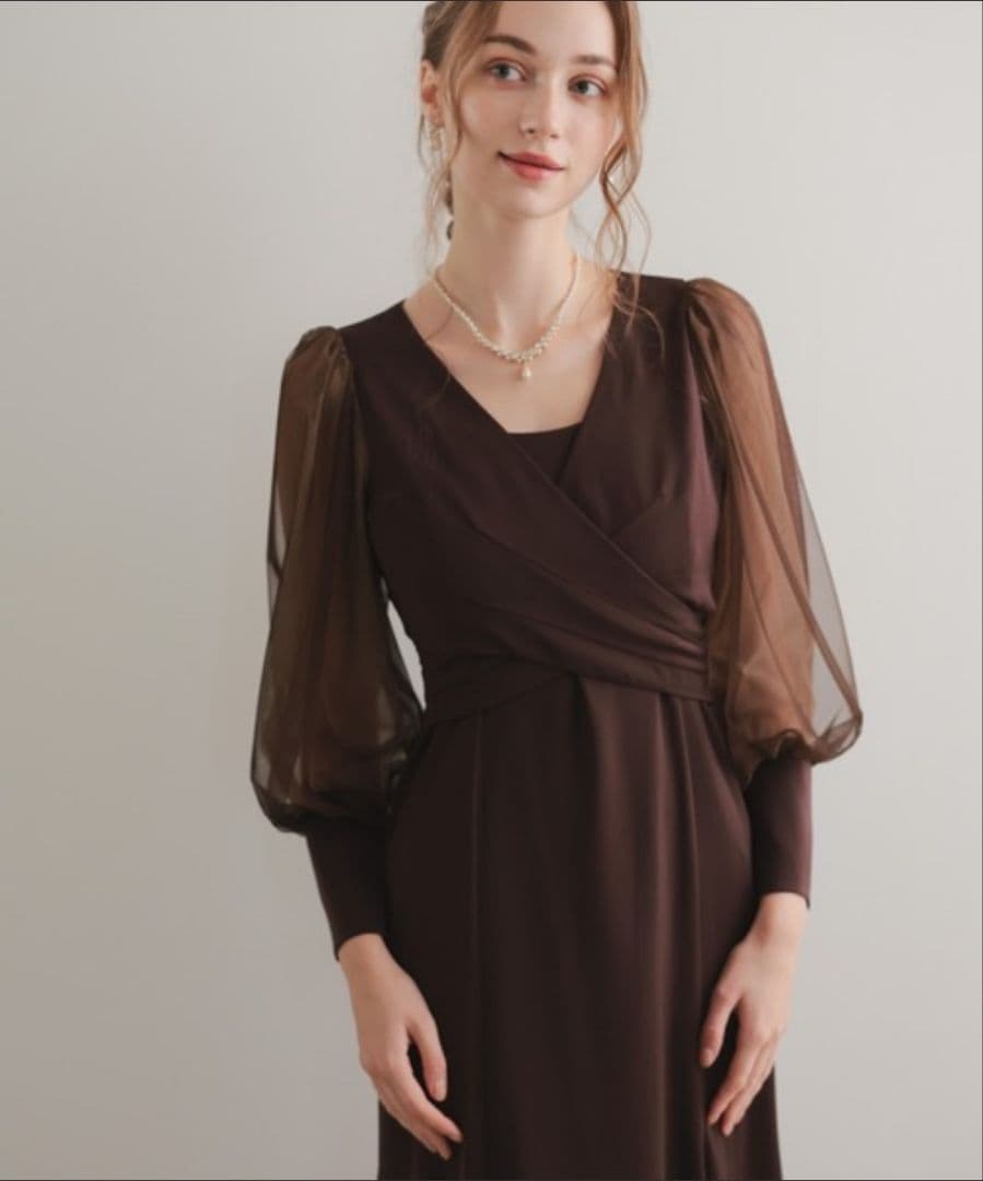 美品♡ドリードール クロスデザインドレス 結婚式 オケージョン