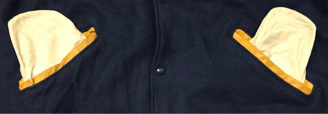 超レア 1982年製 US製 AL期 DeLONG ブリュワーズ 袖革スタジャン