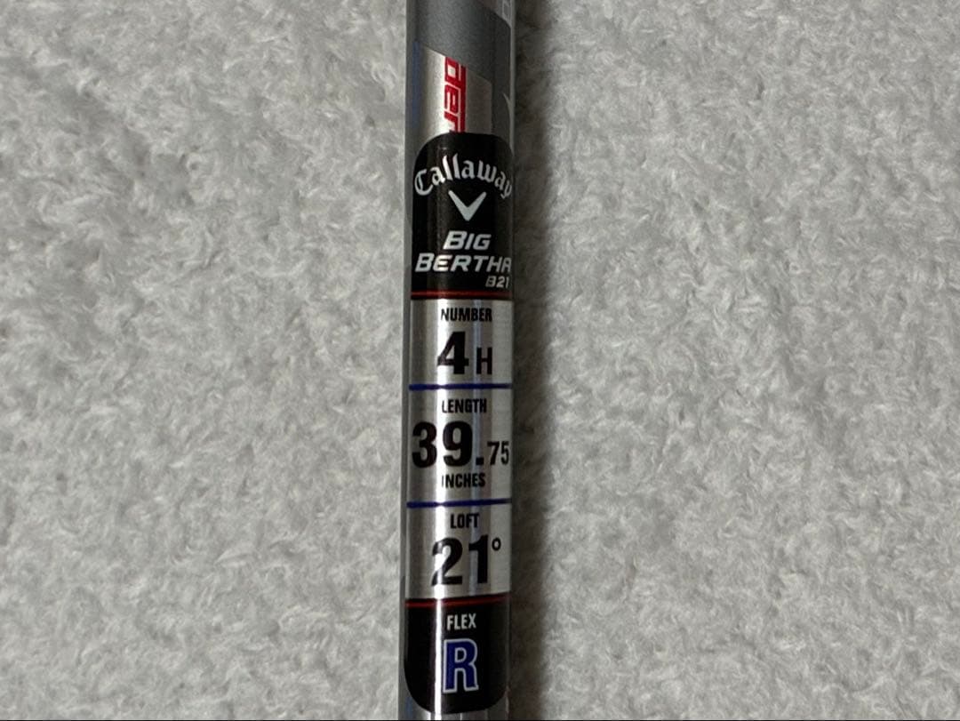 キャロウェイ ビッグバーサBIG BERTHA B21 4UT 21° Ｒ