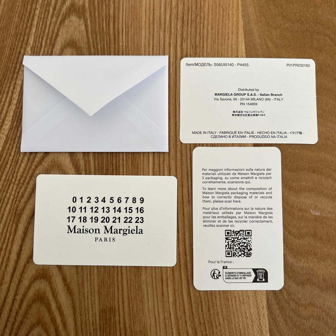 【Maison Margiela】二つ折り財布 アイボリー