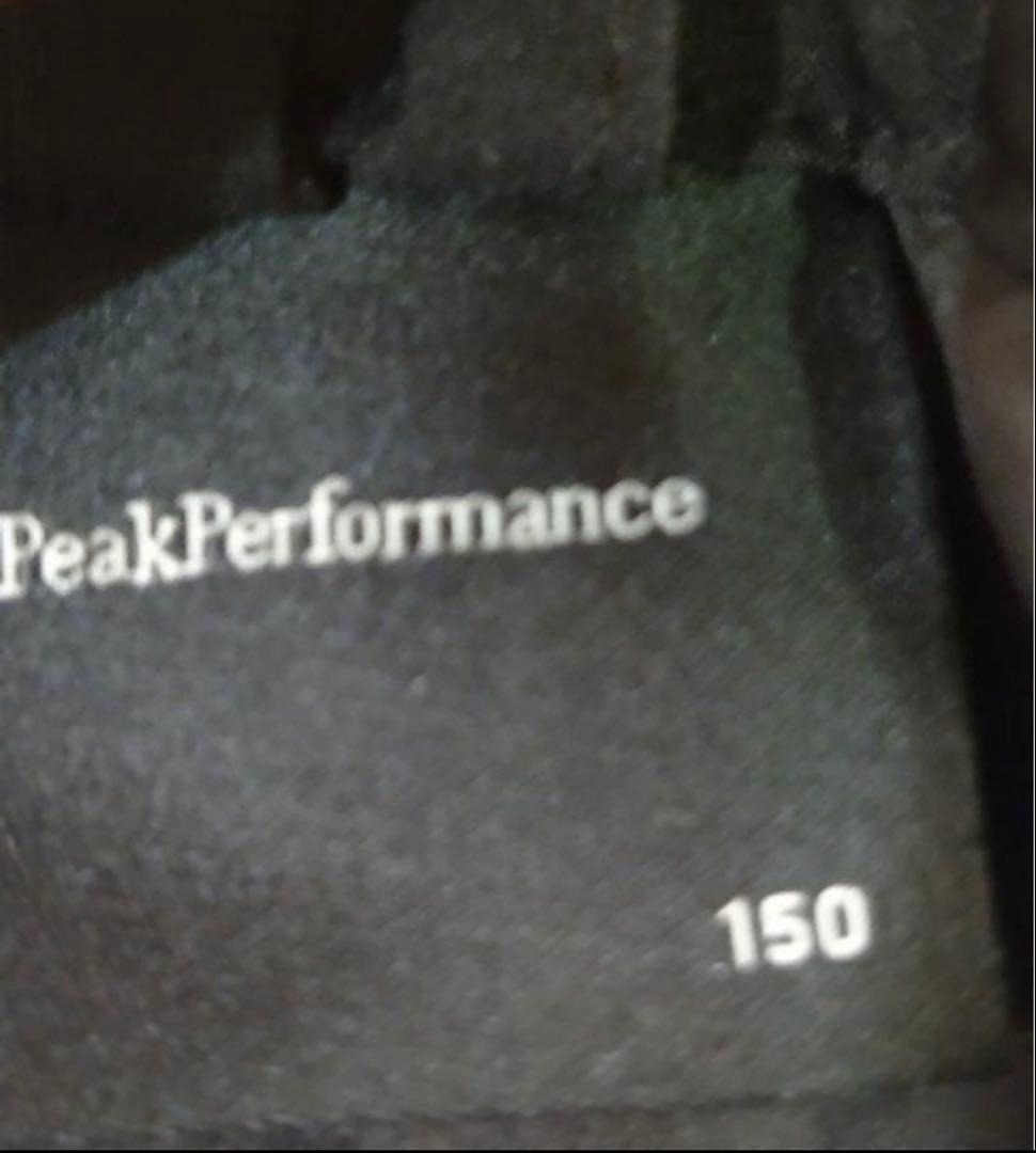 ピークパフォーマンススキースノボウェアー ブラックイエロー上160下150