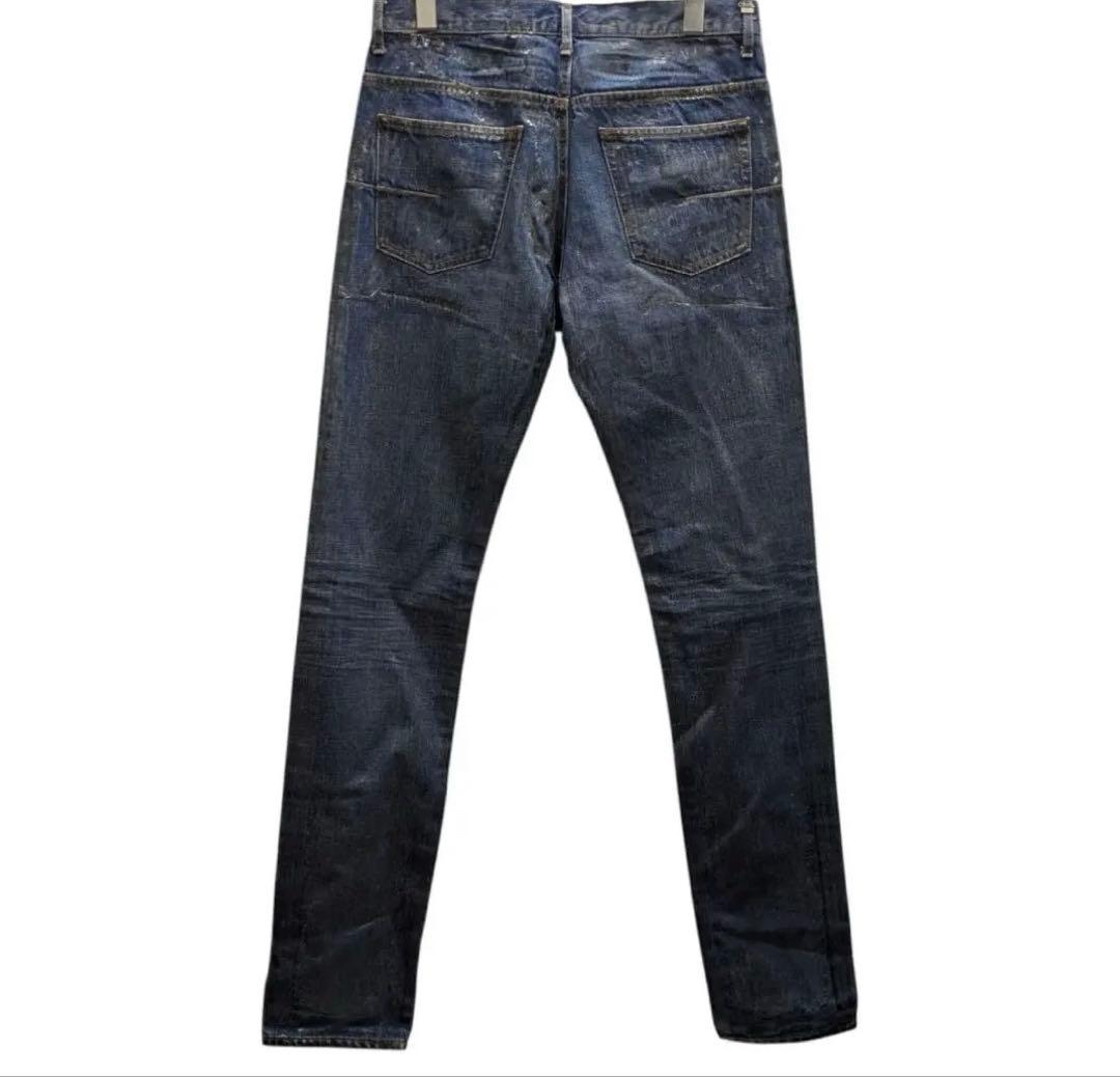 パンツ dior homme luster coatingwaxed denim07ss