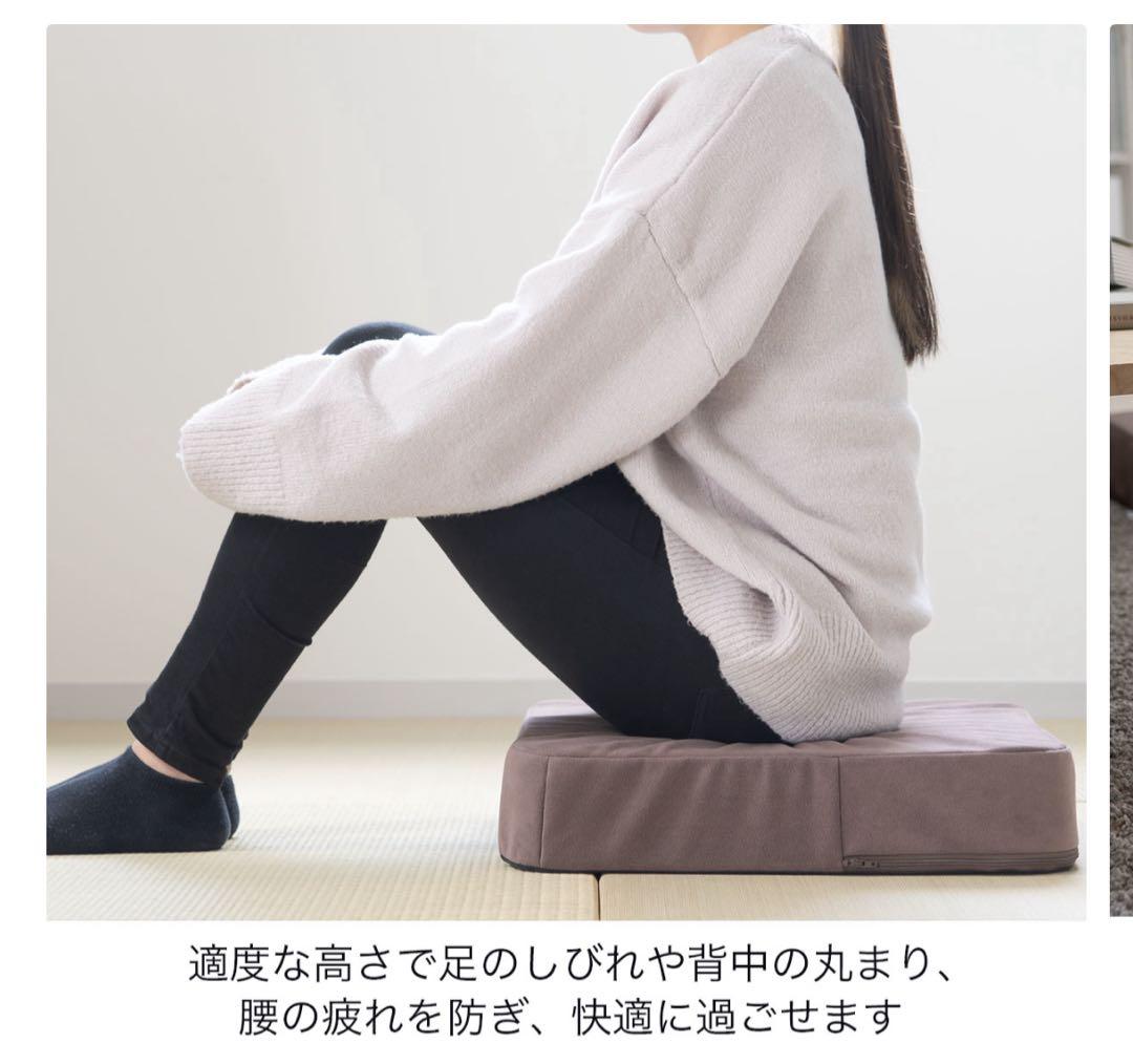 【価格相談可能✨】日本製 EXGEL ジェルクッション ブラウン