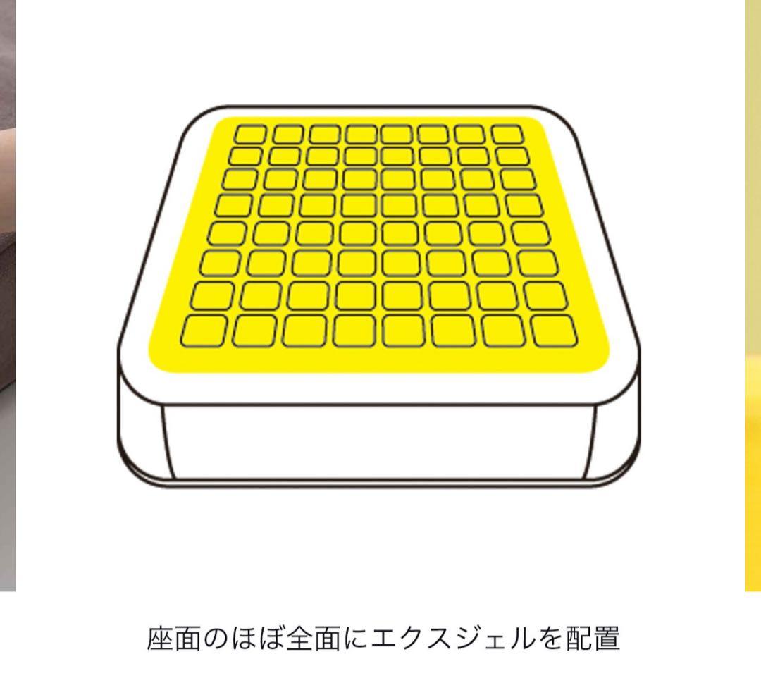 【価格相談可能✨】日本製 EXGEL ジェルクッション ブラウン