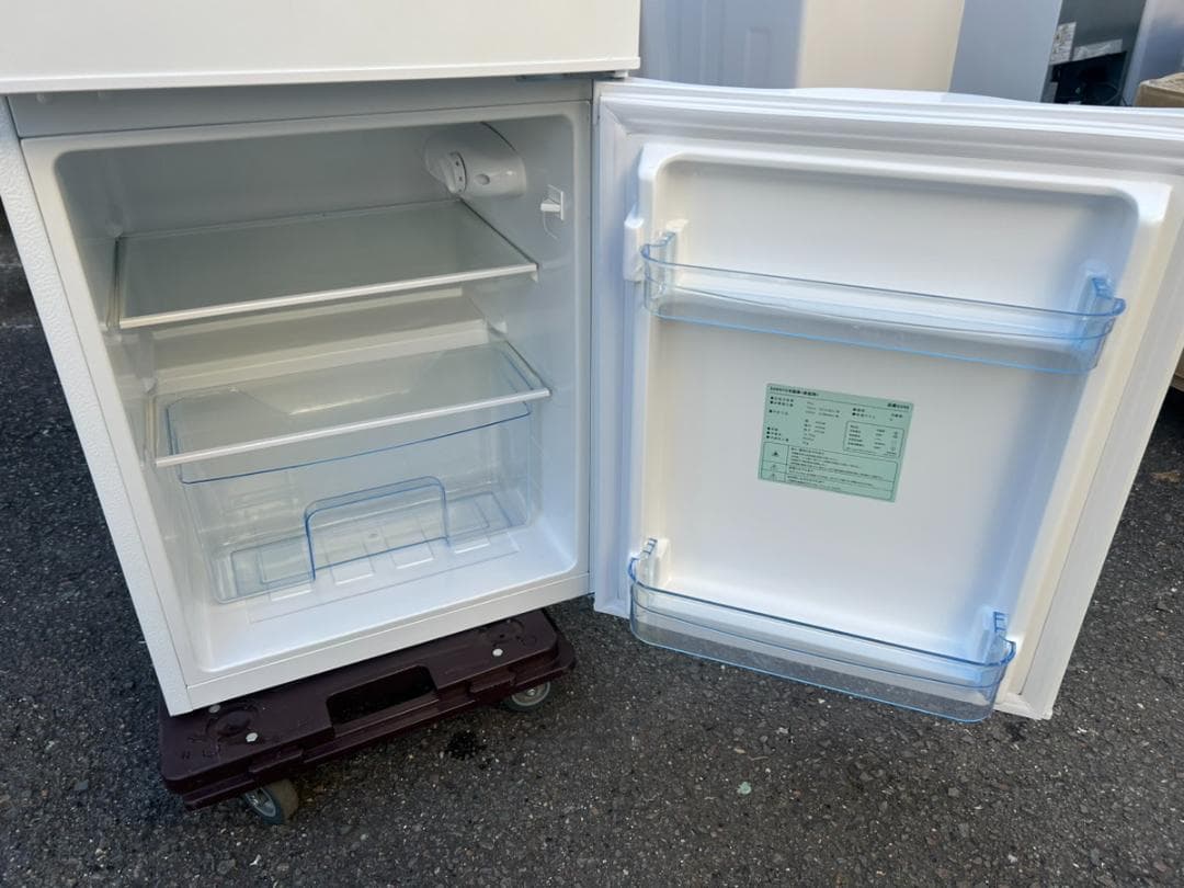 SAMKYO 冷蔵庫 GU90 95L 2024年製 2ドア ホワイト