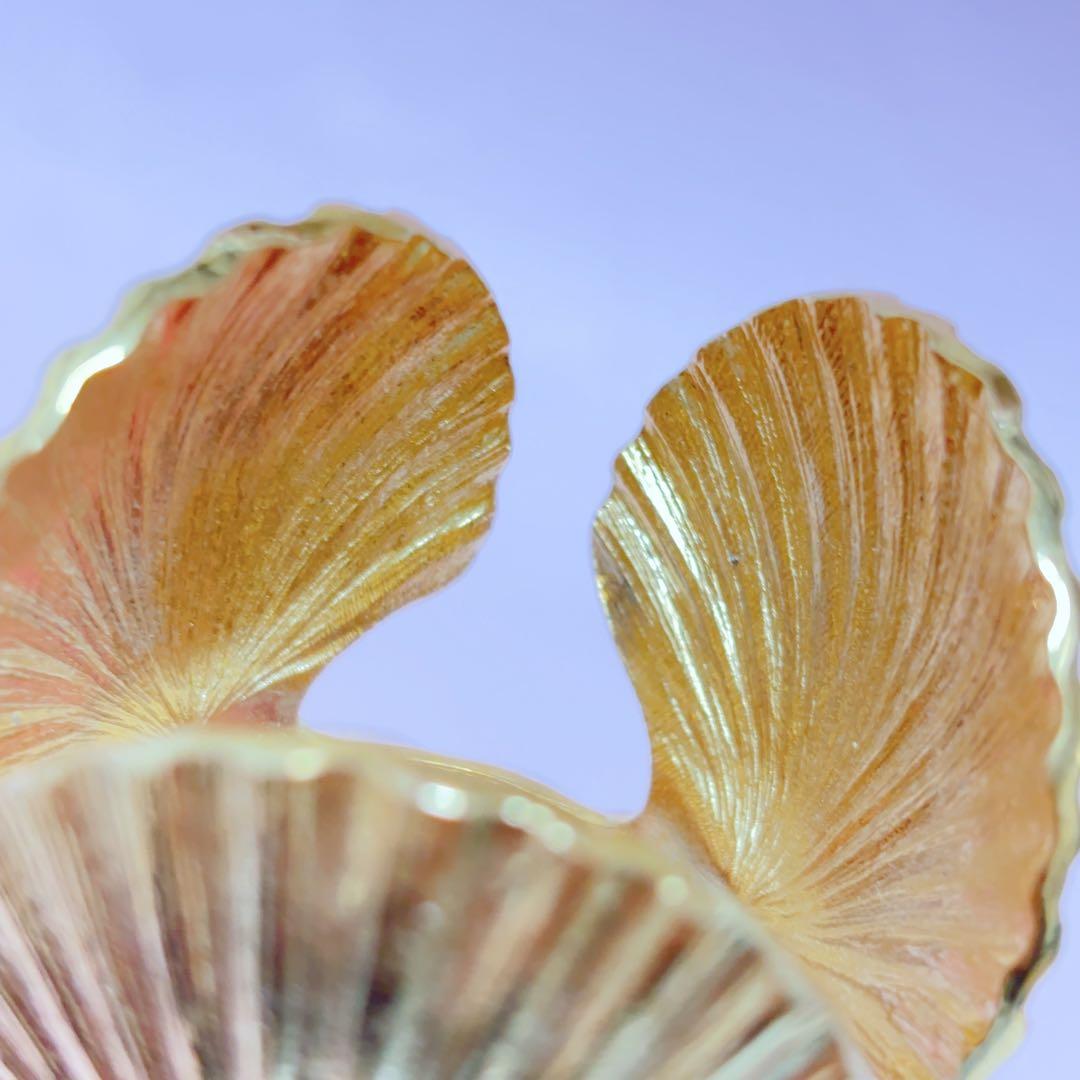 ランプベルジェ　シェルモチーフランプ　ブルー　アロマポット　オイルランプ