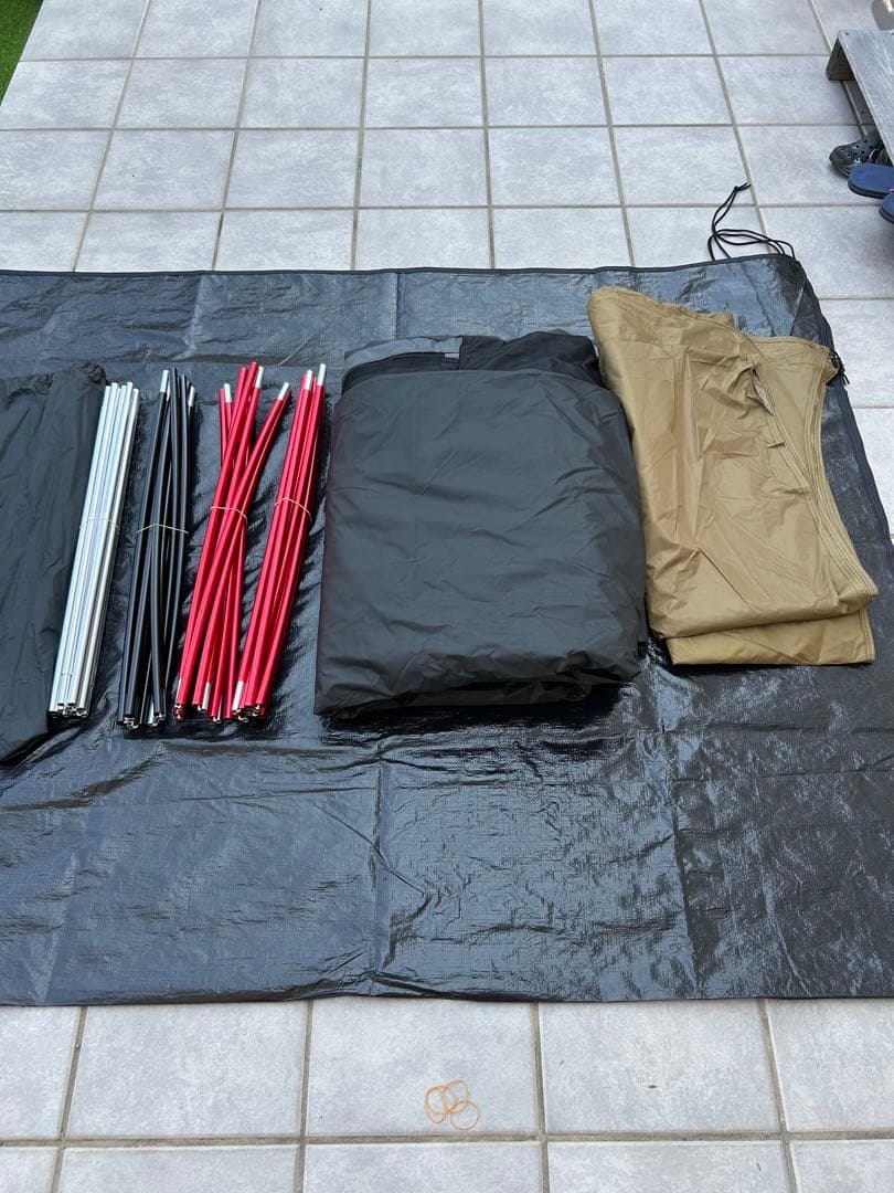 値下げ！クイックキャンプ　2ルームテント　クーヴァ　Quick Camp