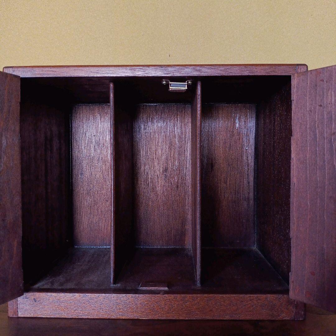 ヴィンテージ】小さな 木製 キャビネット 本棚 ラック 棚 昭和レトロ