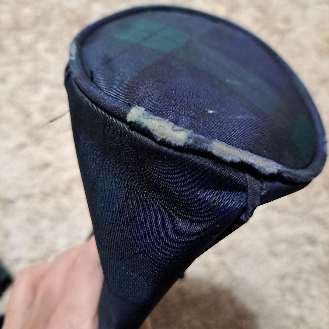 BEAMS GOLF クラブケース、 ネイビー・グリーンチェック