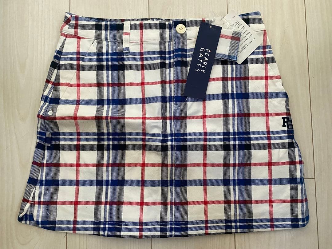 PEARLY GATES チェック柄 ゴルフスカート サイズ1