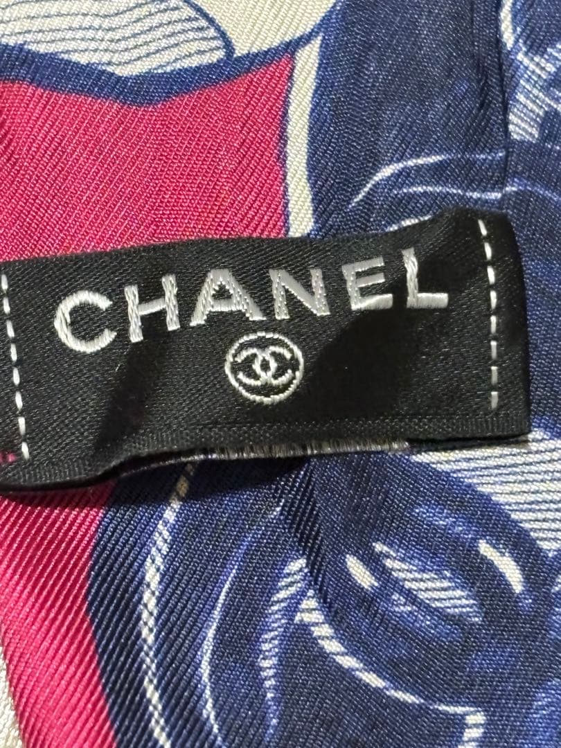 CHANEL シャネル スカーフ ピンク　ココマーク