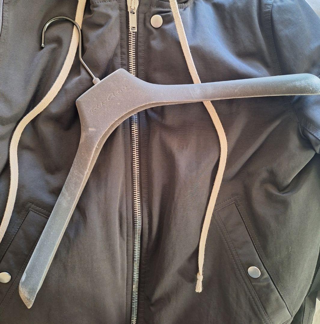 Rick Owens HOODED FLIGHT BOMBER 48 ハンガー付