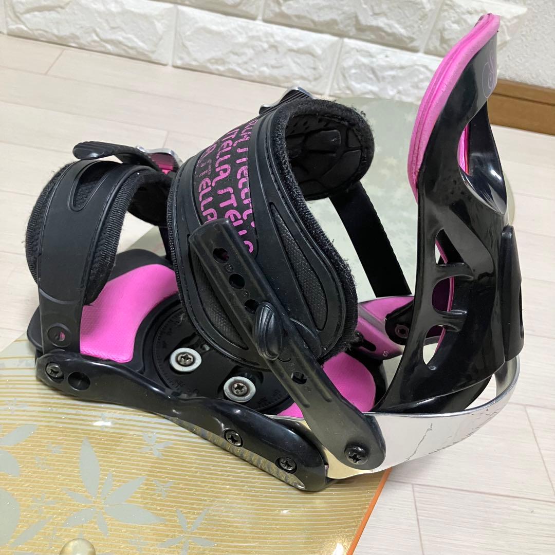 【バック付】SIONシオン スノーボードセット138cm/バインディングS/M