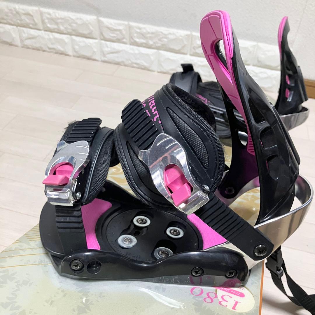 【バック付】SIONシオン スノーボードセット138cm/バインディングS/M