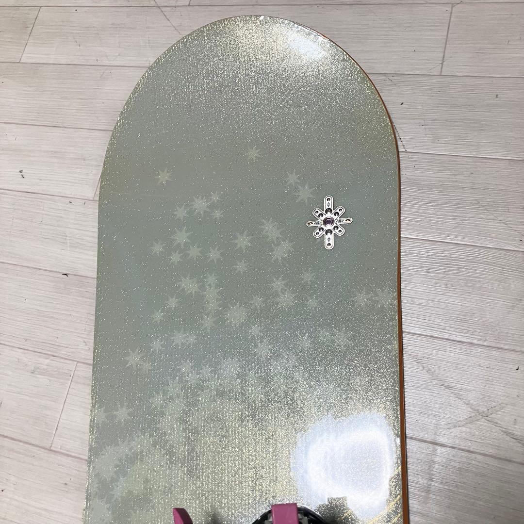 【バック付】SIONシオン スノーボードセット138cm/バインディングS/M