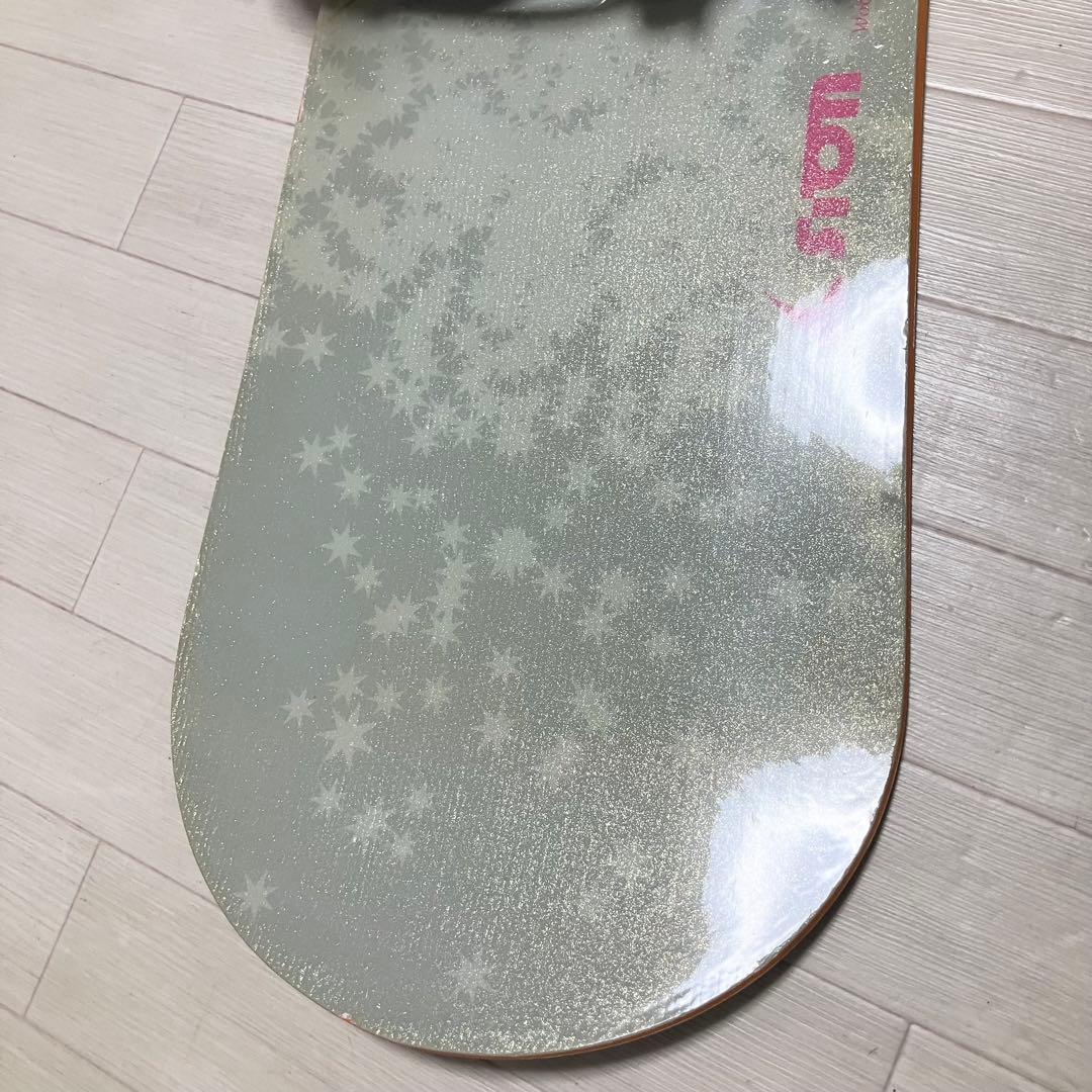 【バック付】SIONシオン スノーボードセット138cm/バインディングS/M