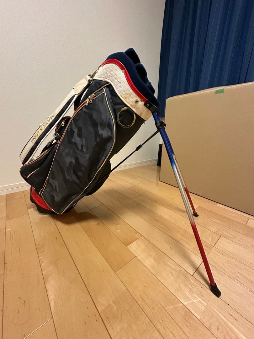 MARK & LONA スタンドゴルフバッグ ネイビー