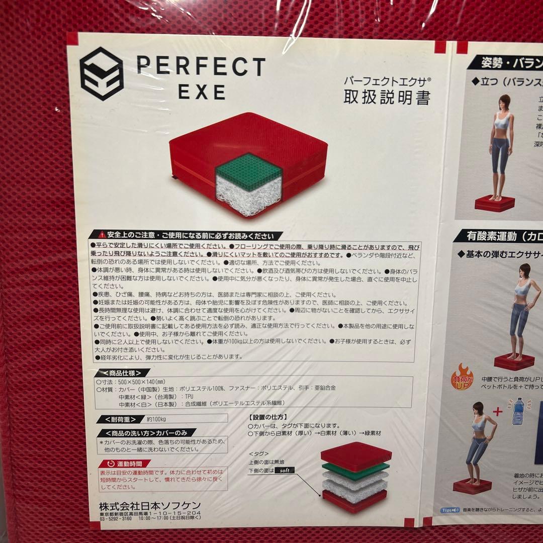 【超美品】ディノス　パーフェクトエクサ　レッド　エクササイズ