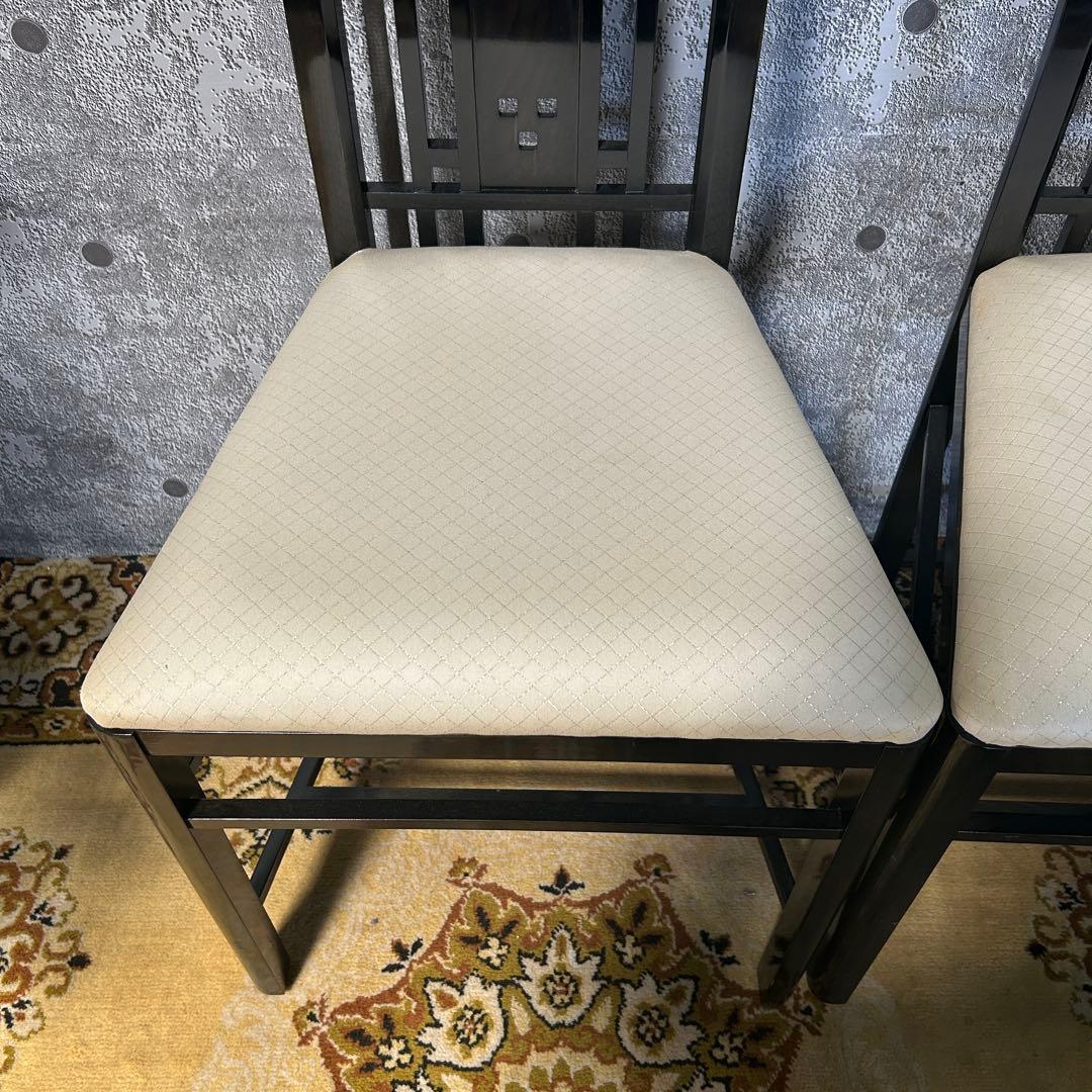 ꧁GIORGETTI ジョルジェッティ꧂ハイバックダイニングチェア3脚 食卓椅子