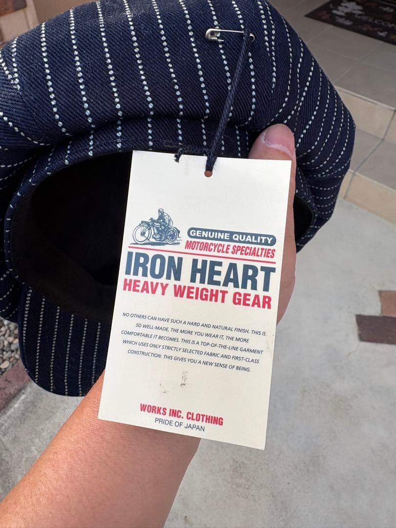 IRON HEART インディゴ ウォバッシュキャスケット アイアンハート IRON