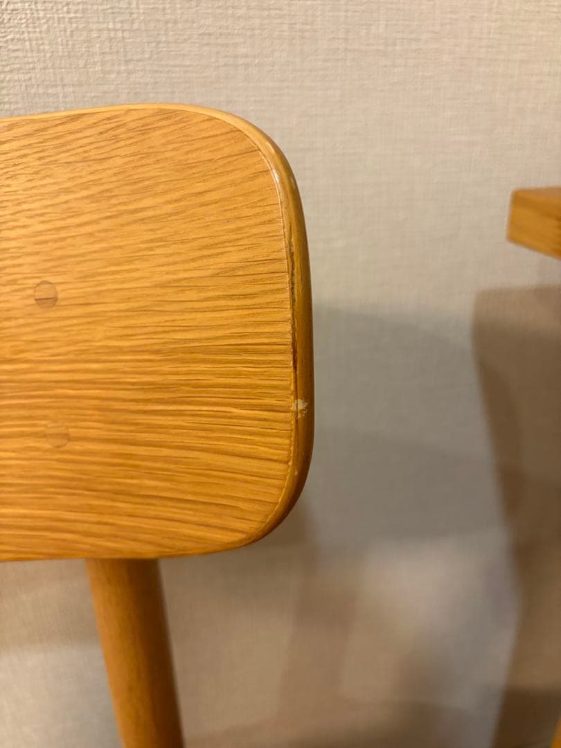 【無印良品】ダイニングチェア　ラウンドチェア・オーク材