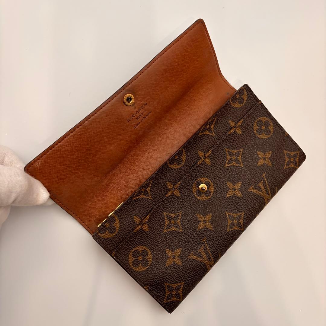 ✨鑑定済み✨ルイヴィトン モノグラム 長財布 ポルトフォイユ・サラ