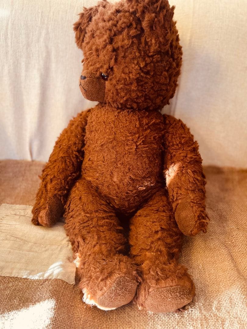・ ☆⋆ ☽ DDRベア　ブラウン　ドイツ　ヴィンテージベア ⋆ ☆ 。゜.