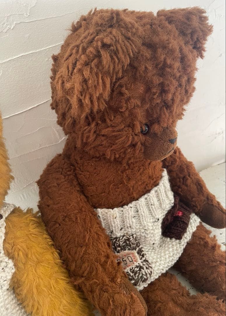 ・ ☆⋆ ☽ DDRベア　ブラウン　ドイツ　ヴィンテージベア ⋆ ☆ 。゜.