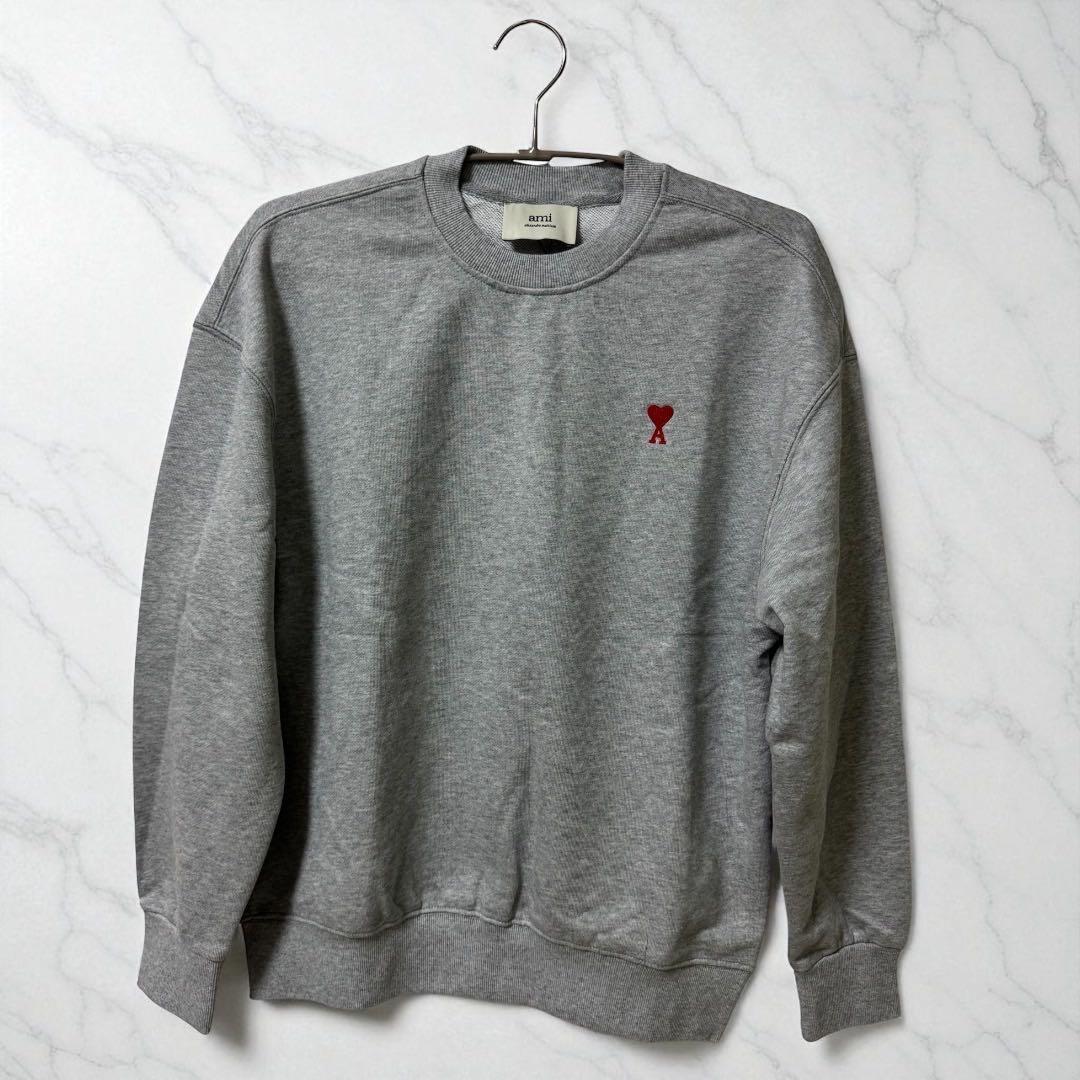 アミパリス スウェット トレーナー グレーユニセックスSサイズ