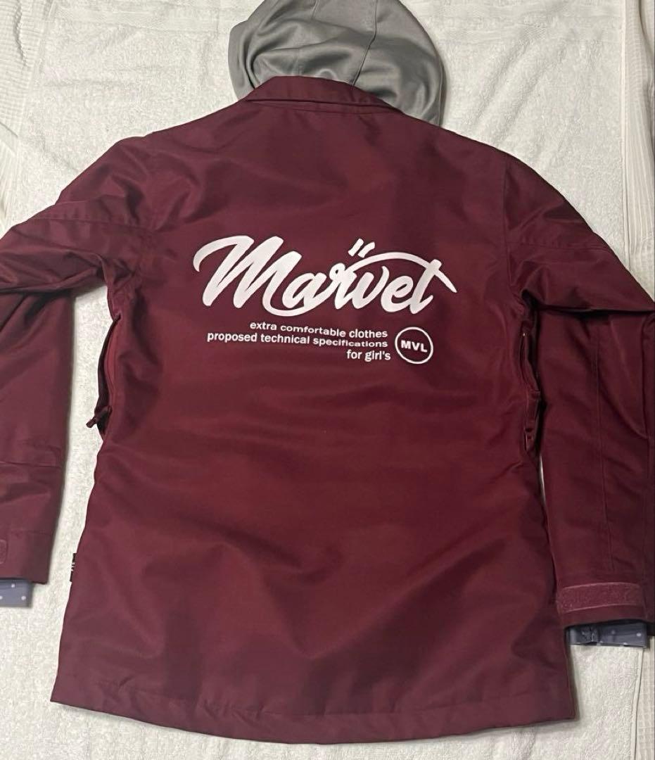 Marvel スノーボード ウェア ジャケット M バーガンディ