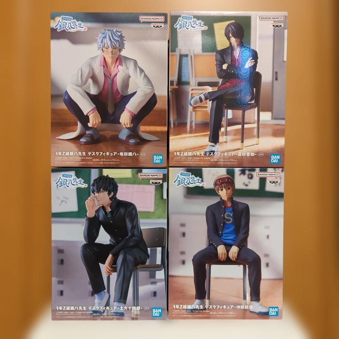 銀魂 三年Z組銀八先生 デスクフィギュア 4種セット BANDAI NAMCO