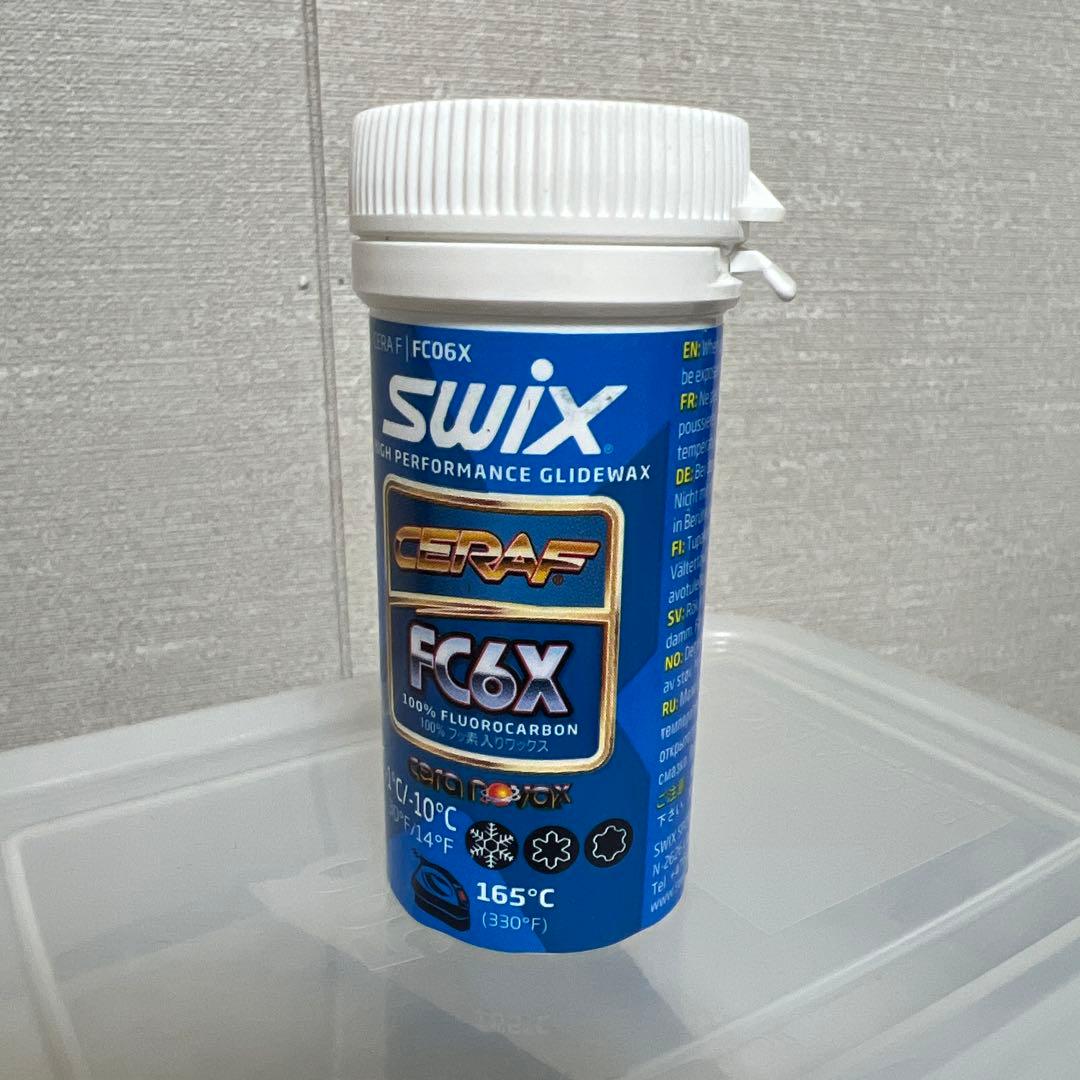 SWIX CERAF FC6X グライドワックス 100%フルオロカーボン