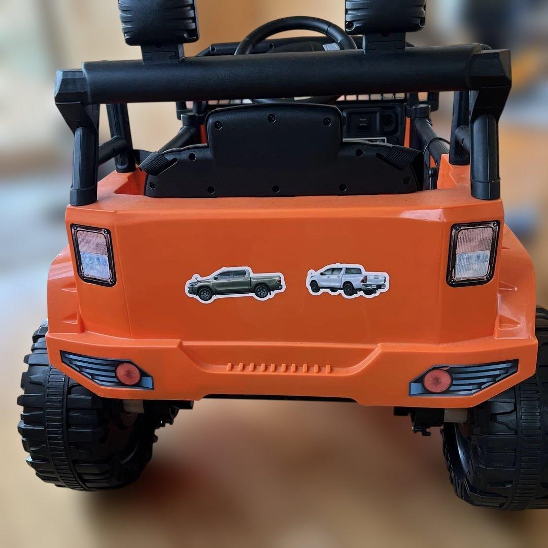 ゴ*ン様 オレンジ色オフロード電動乗用ラジコンカー