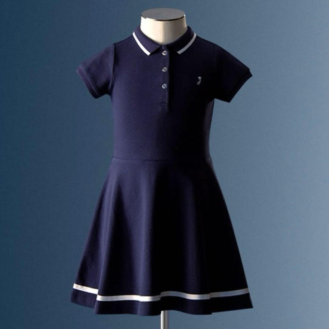 Jacadi ジャカディ 100 ポロ ワンピース フレア - メルカリ