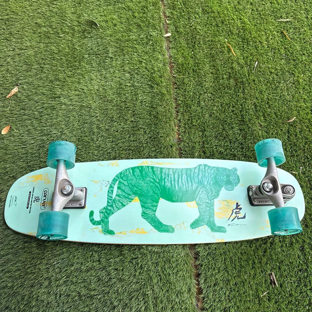 カーバー スケートボード 虎デザイン