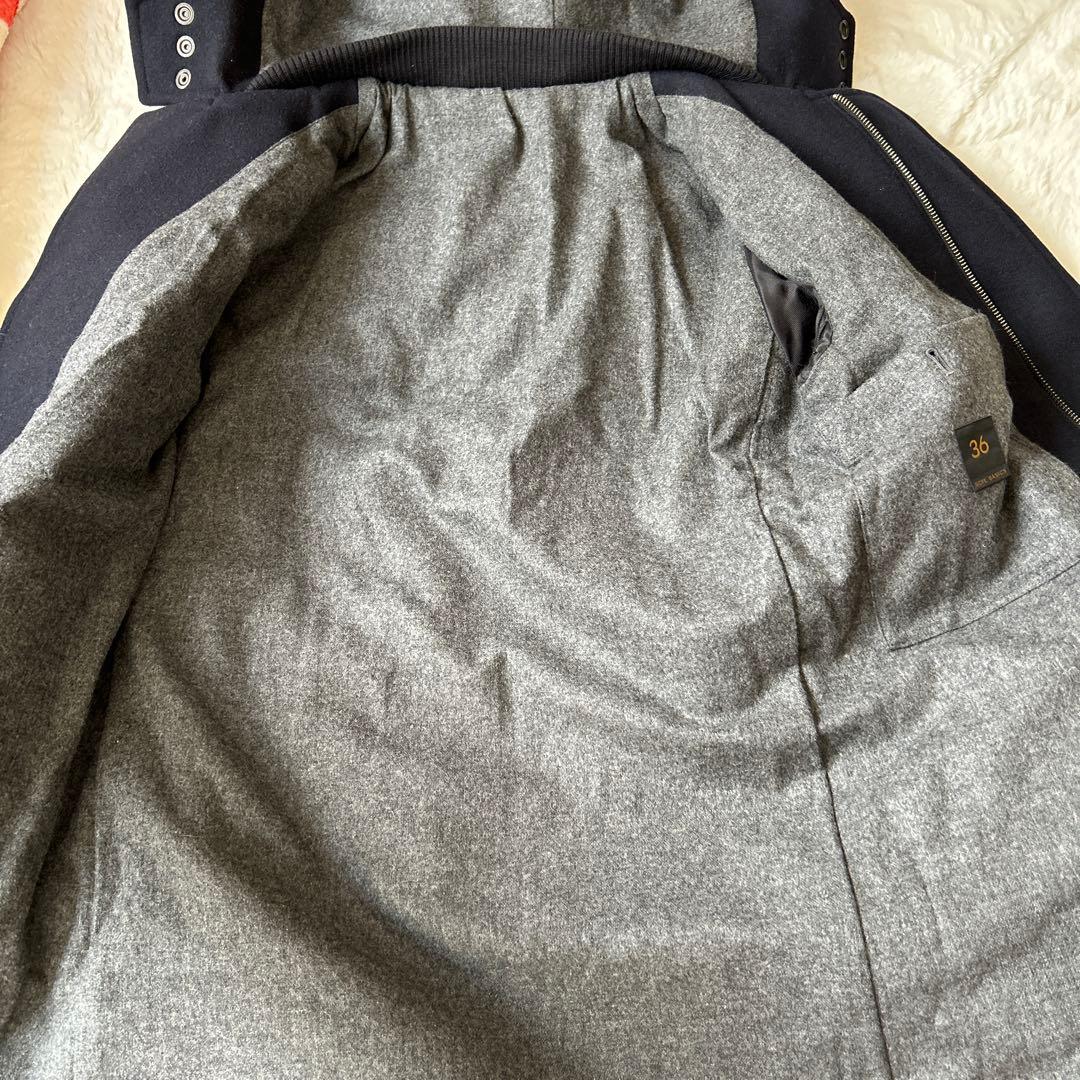 SCYE BASICS（サイベーシック）カシミヤ混／ダッフルコート S