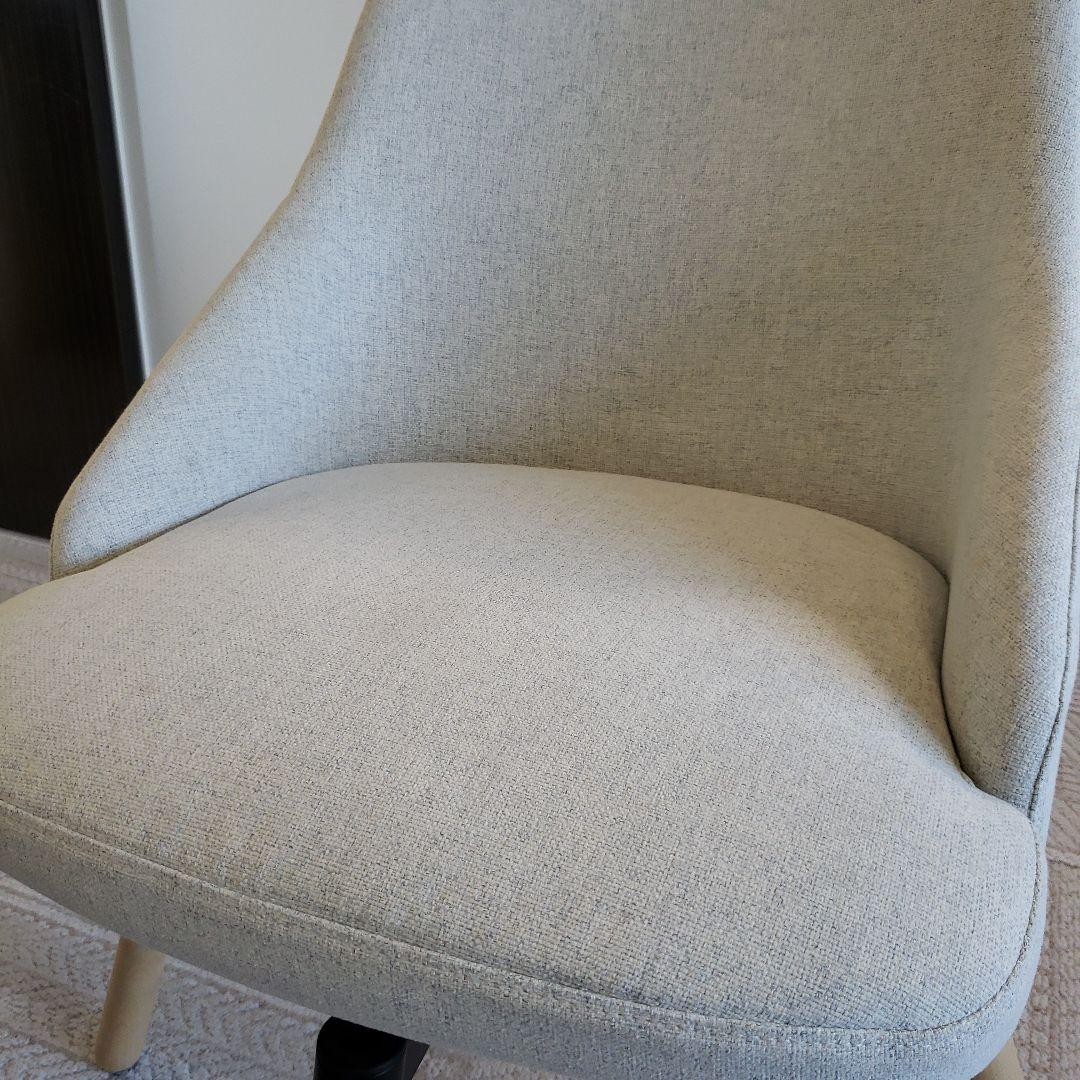 IKEA JANOLOF ヤンオロフ 回転ダイニングチェア, ベージュ　④