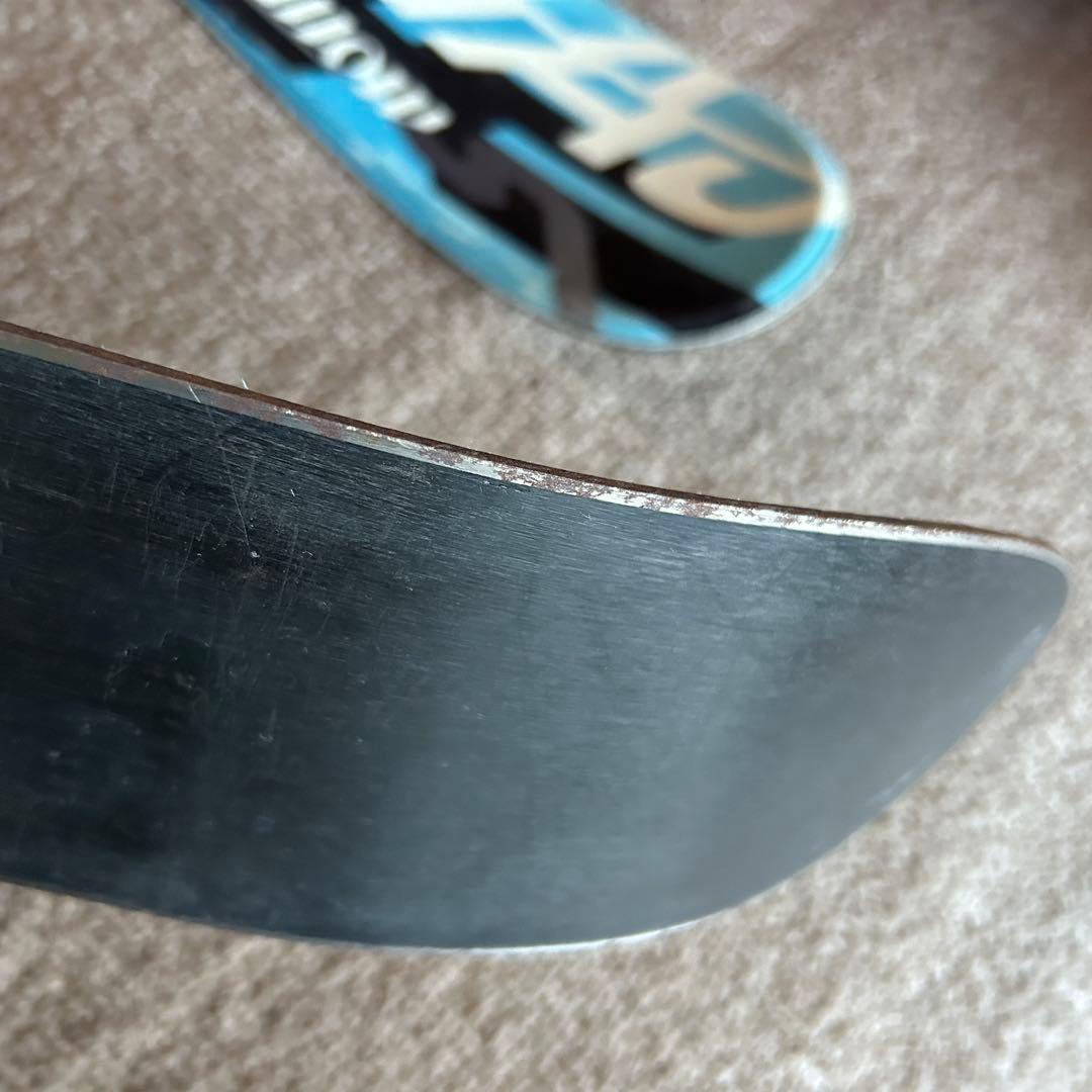 【２点セット】子ども用スキー靴17〜17.5センチ、板90センチセット