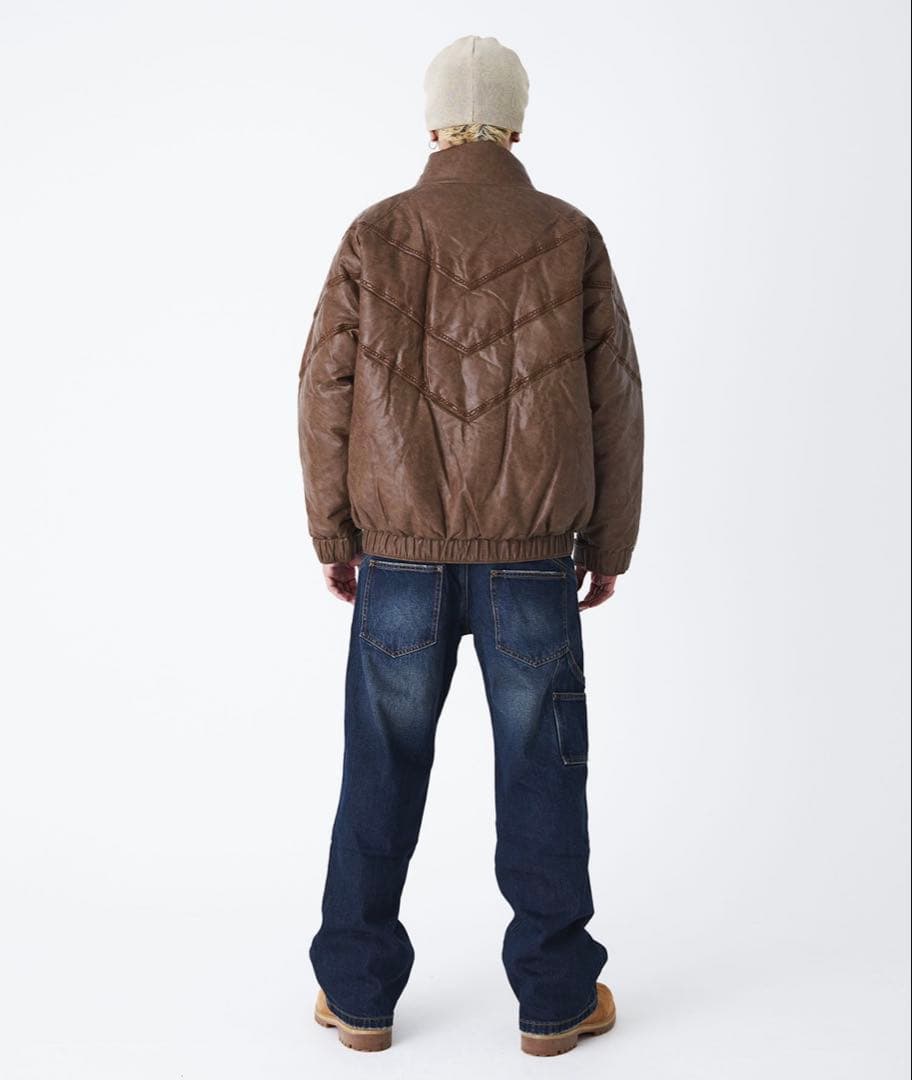 ひ*と様 【新品未使用タグ付き】SUPPLIER ダウンジャケット ブラウン 正