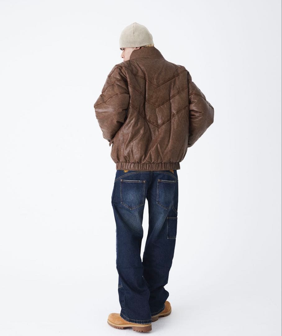 ひ*と様 【新品未使用タグ付き】SUPPLIER ダウンジャケット ブラウン 正